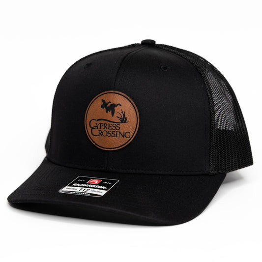Cypress Crossing Trucker Hat - Black